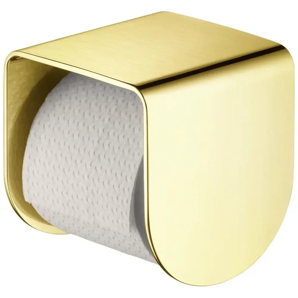 hansgrohe Axor Papierrollenhalter 42436250 mit Ablage, brushed gold optic