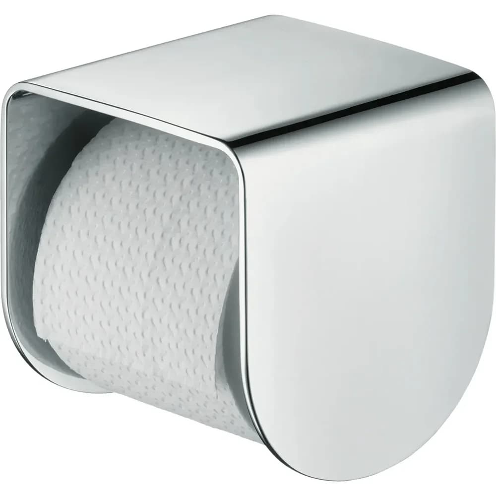 hansgrohe Axor Papierrollenhalter 42436800 mit Ablage, Edelstahl-Optik