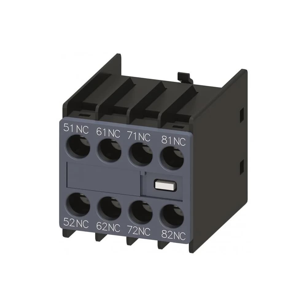 Siemens 3RH29111GA04 Elektroschalter 4P Schwarz