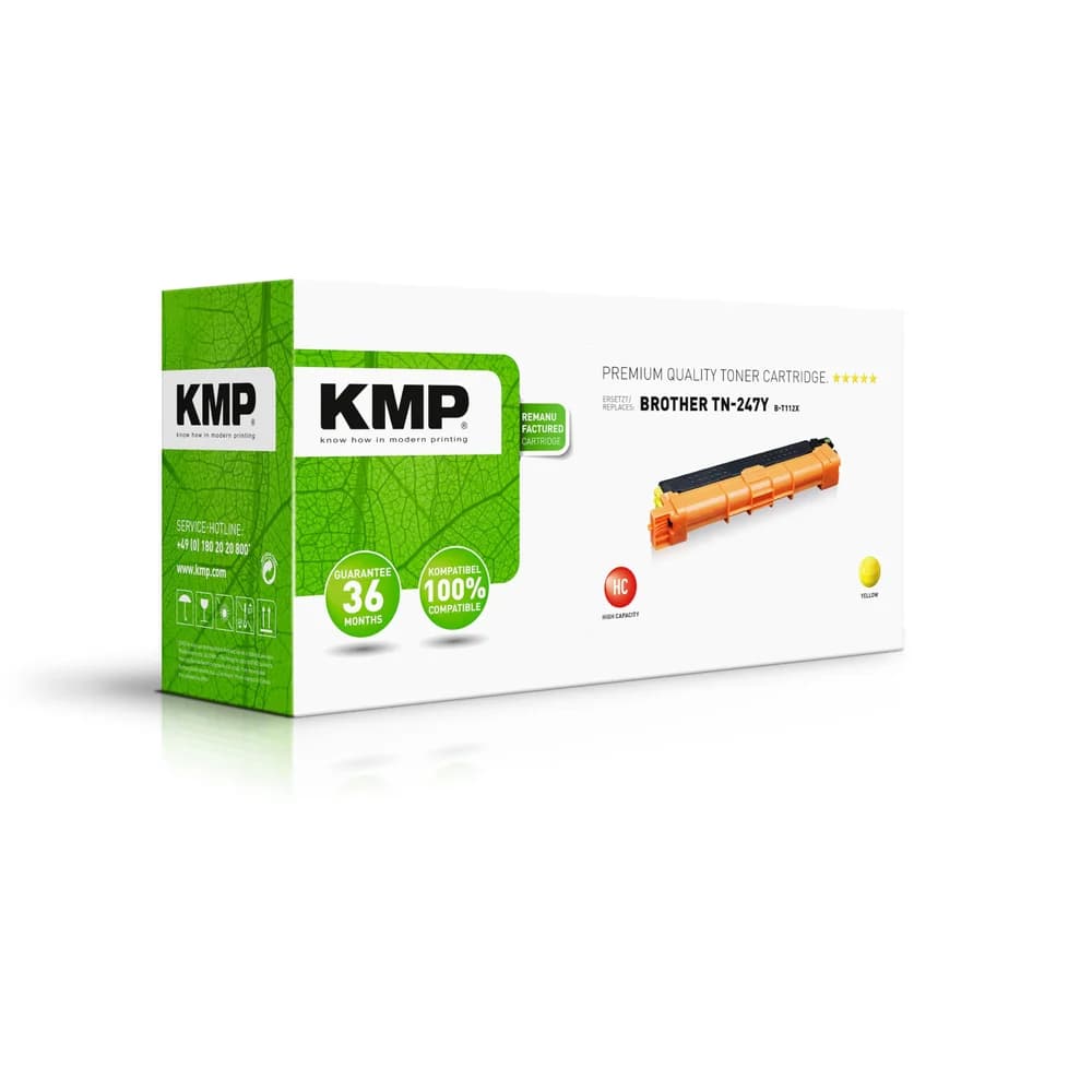 KMP, Toner, Toner ersetzt TN247Y (Y)