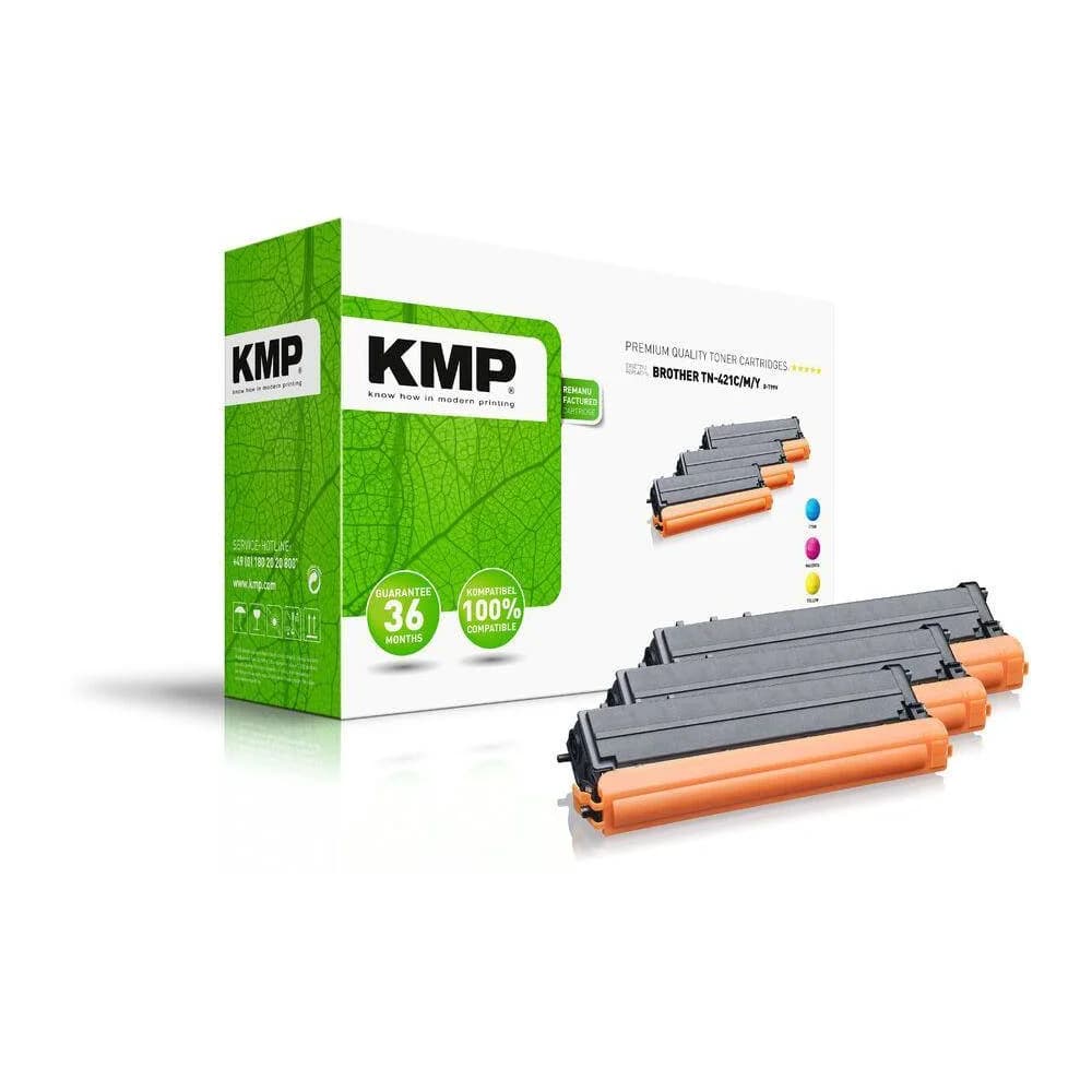 KMP Tonerkartusche ersetzt Brother TN421C, TN421M, TN421Y