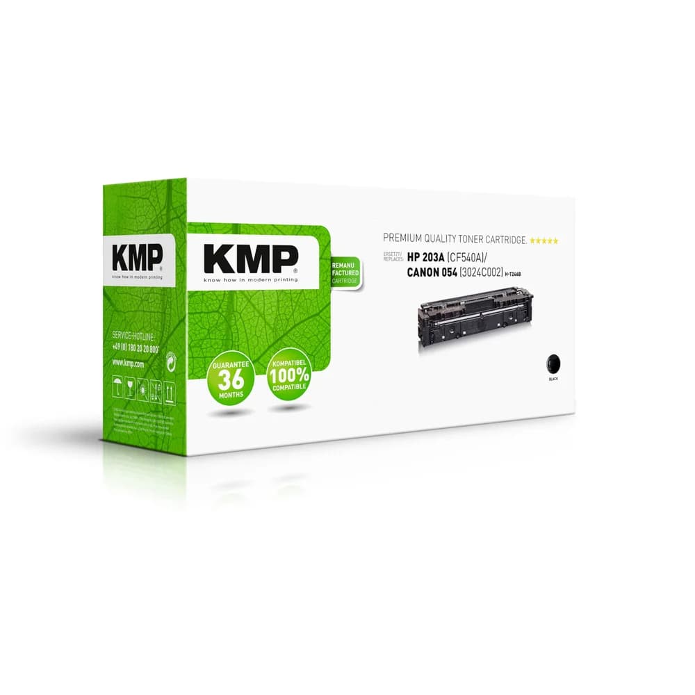 KMP CF540A Kompatibel HP 203A Toner Schwarz