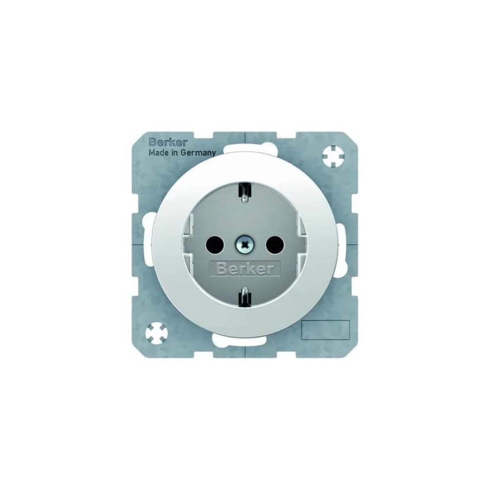 Berker SCHUKO-Steckdose pows/gl 41432089