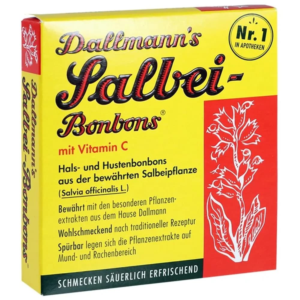 Dallmann's Salbei-Bonbons mit Vitamin C