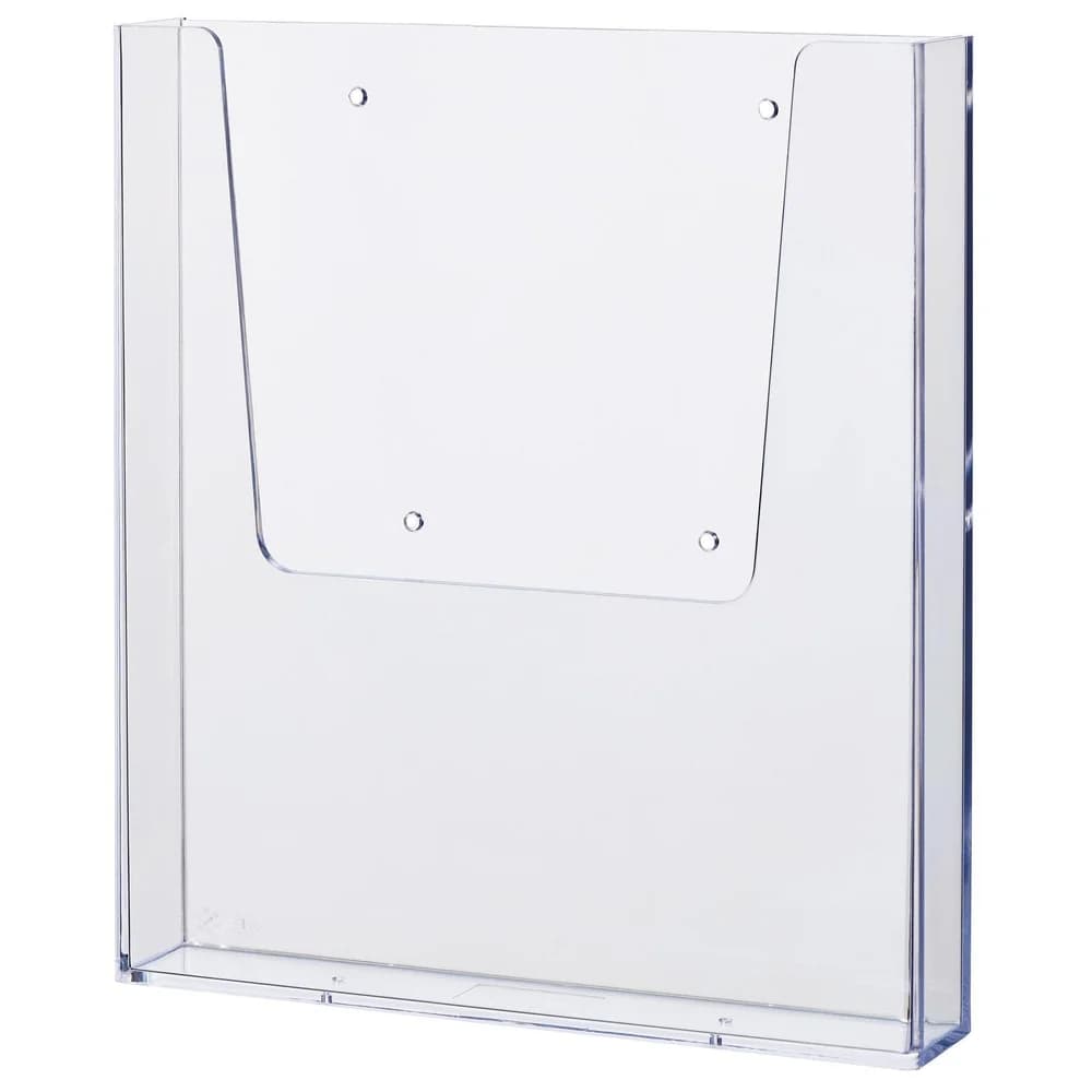 helit H2350202 Wand-Prospekthalter, DIN A4, transparent