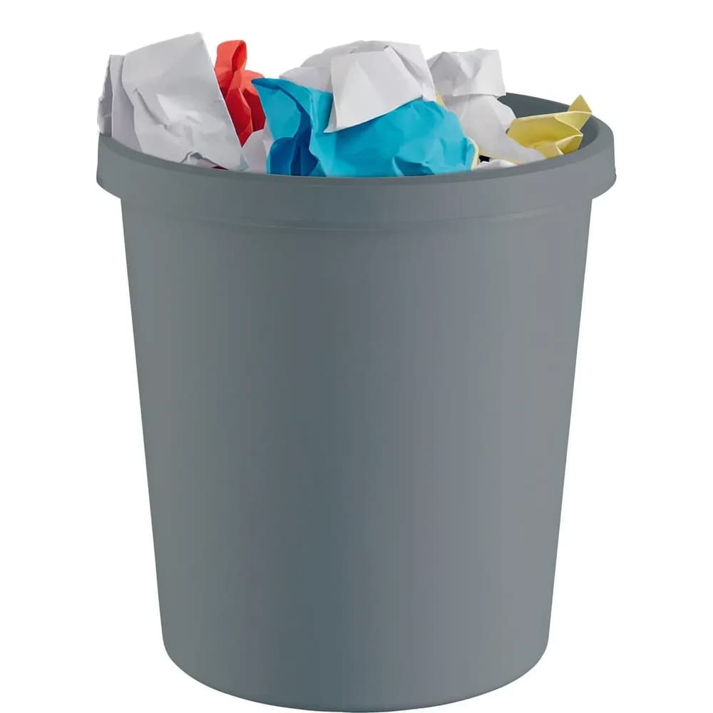 helit Papierkorb 18,0 l grau