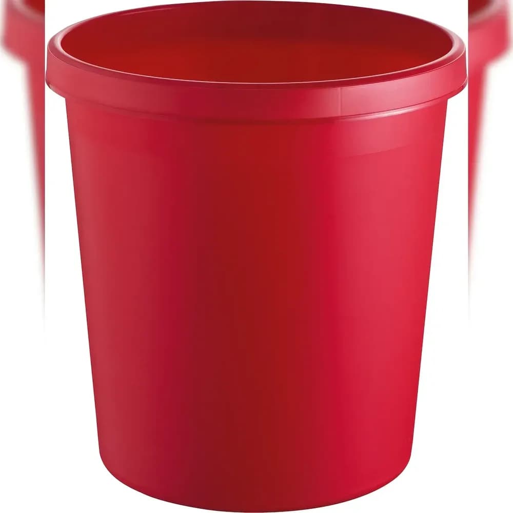 helit Papierkorb 18L - rot