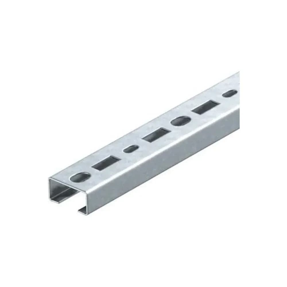 OBO C-Profilschiene mit Lochung, 2 m