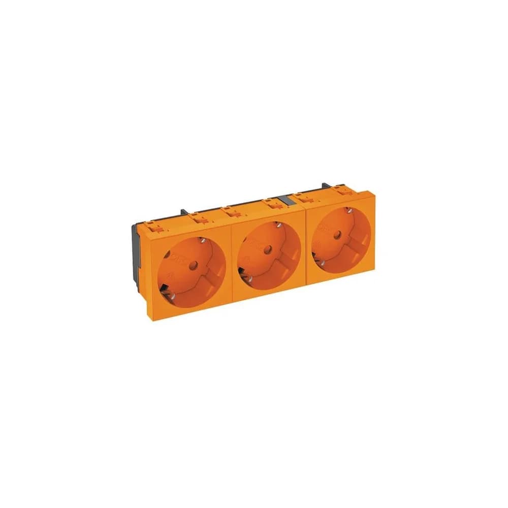 OBO Bettermann Steckdose 33 Grad, 3-fach STD-D3S ROR3