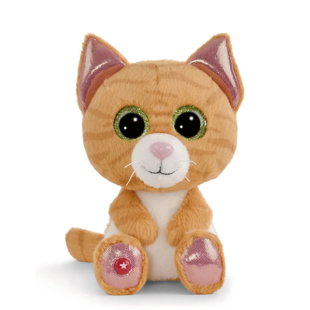 NICI 48698, Spielzeug-Katze - Braun/Weiß