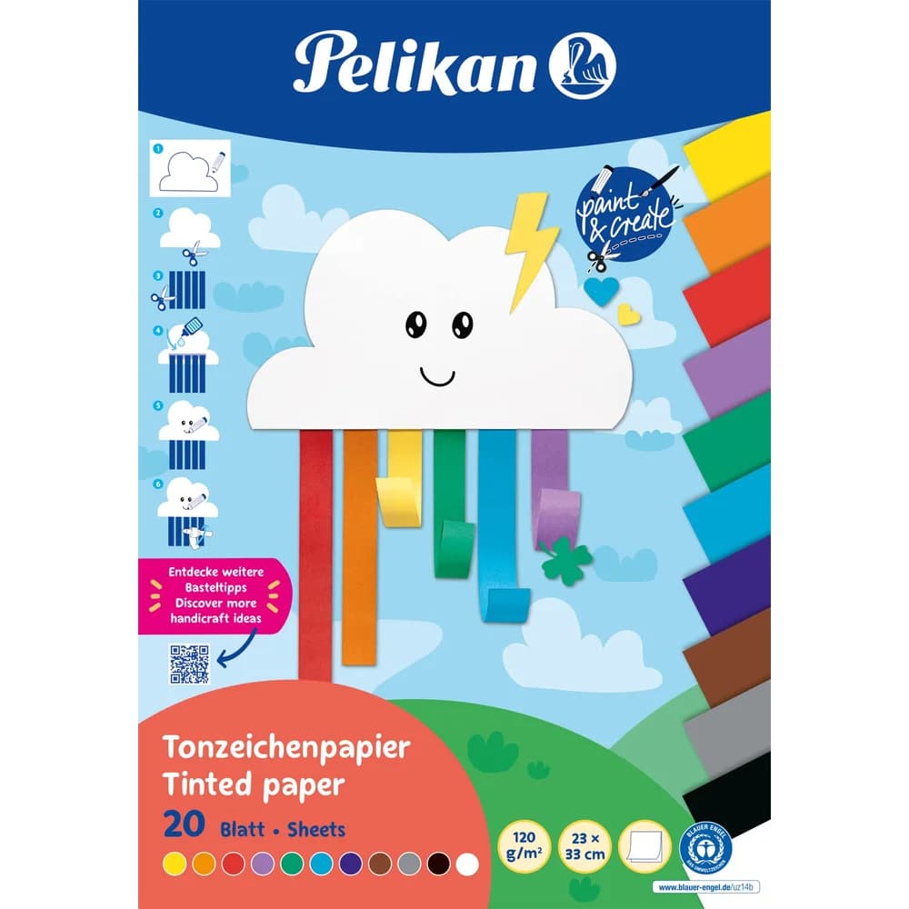 Pelikan 101585 Karton/Bastelpapier 120 g/m2 20 Blätter