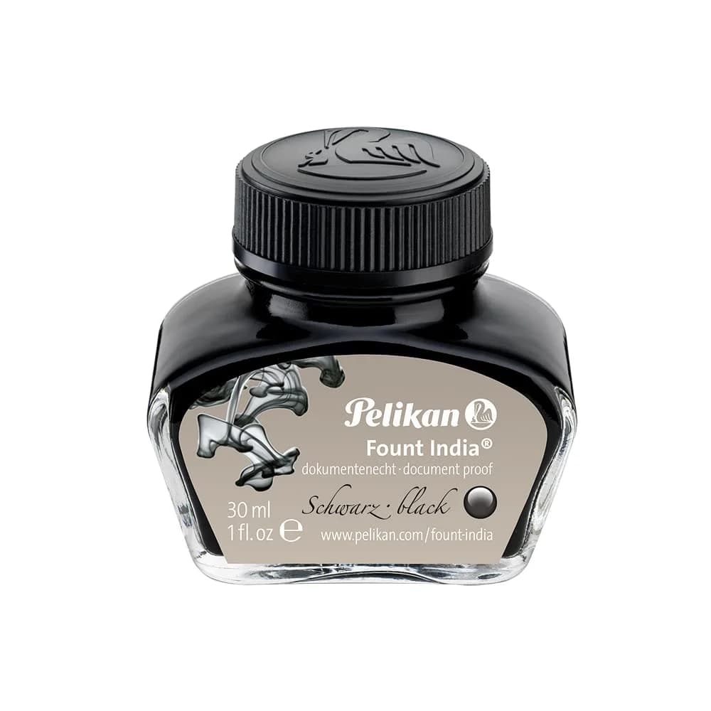 Pelikan Pelikan Fount India Schwarz 30ml Tintenglas