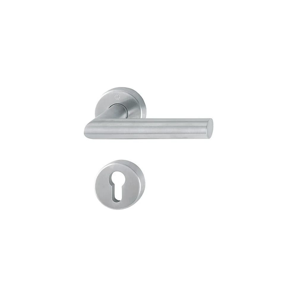 Hoppe Rosetten-Garnitur Ams.E1400/42H/42HKVS VA F69 rd.PZ DIN L/R D/D