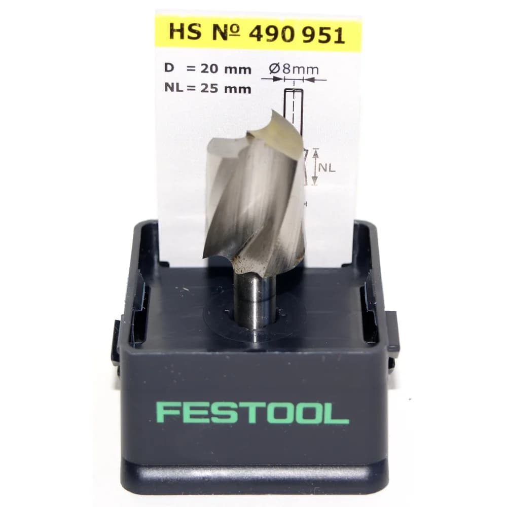 Festool Spiralnutfräser HS Spi S8 D20/25