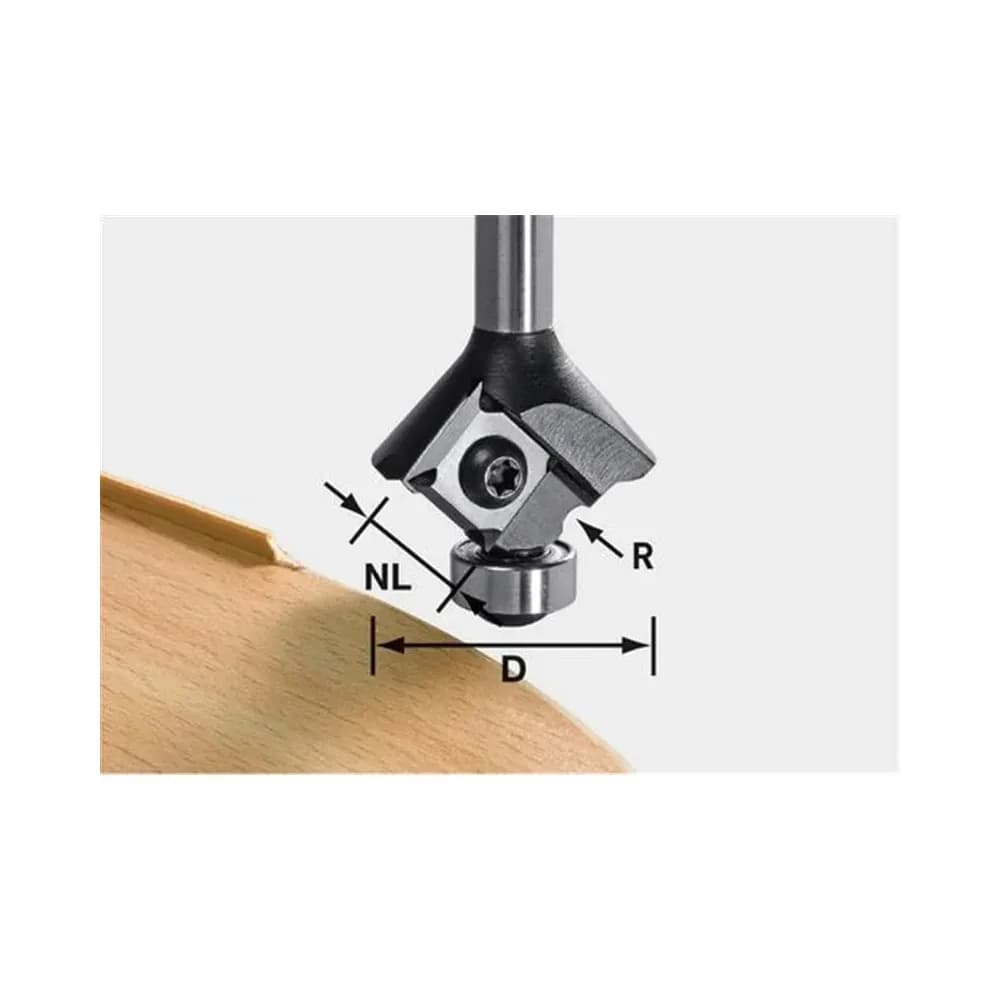 FESTOOL Wendeplatte-Abrundfräser S8 HW R1,5 D28 KL12,7OFK