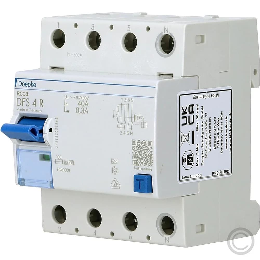 Doepke FI-Schutzshalter DFS4 040-4/0,30-A R