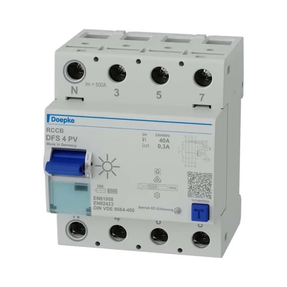 Doepke FI-Schutzschalter DFS4 040-4/0,30-PV