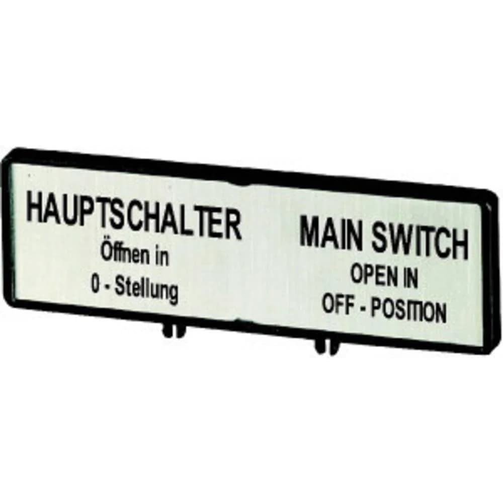 Eaton Zusatzfrontschild ZFS61/62-T0