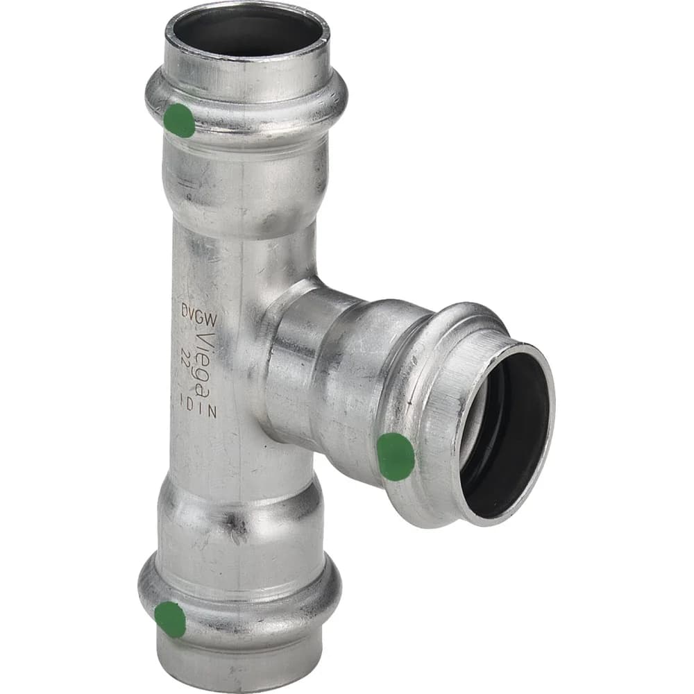 VIEGA T-Stück Sanpress Inox Edelstahl 22mm