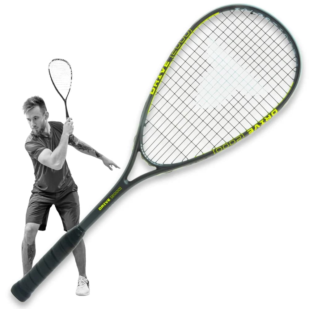 Talbot Torro Squashschläger Drive 2000 (200g/ausgewogen/Brücke) - besaitet -