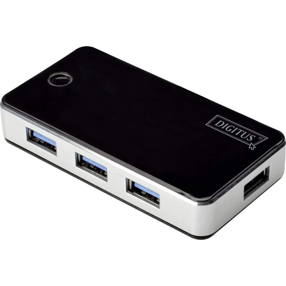 Digitus USB 3.0 Hub, 4-Port schwarz