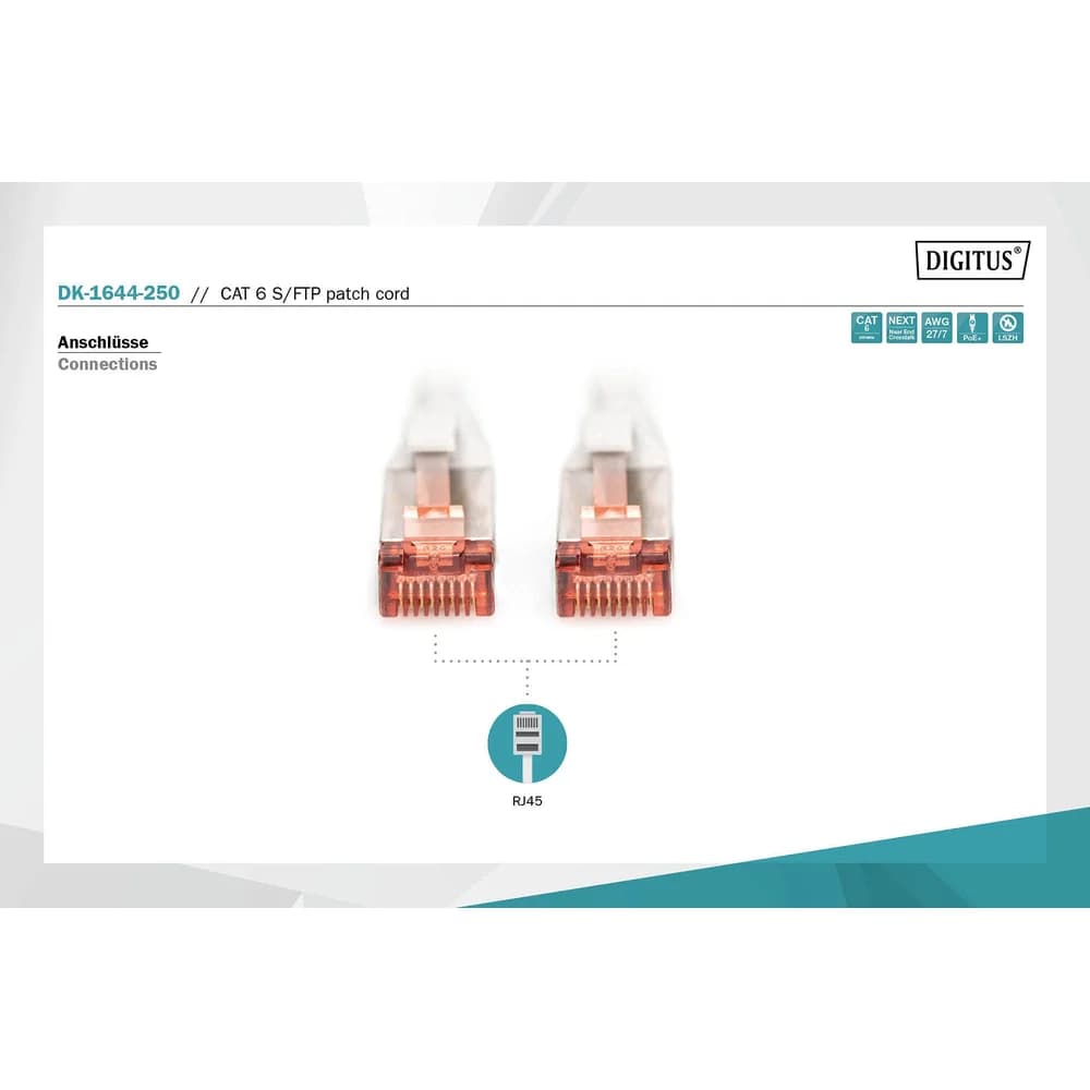Digitus CAT 6 S/FTP Patchkabel