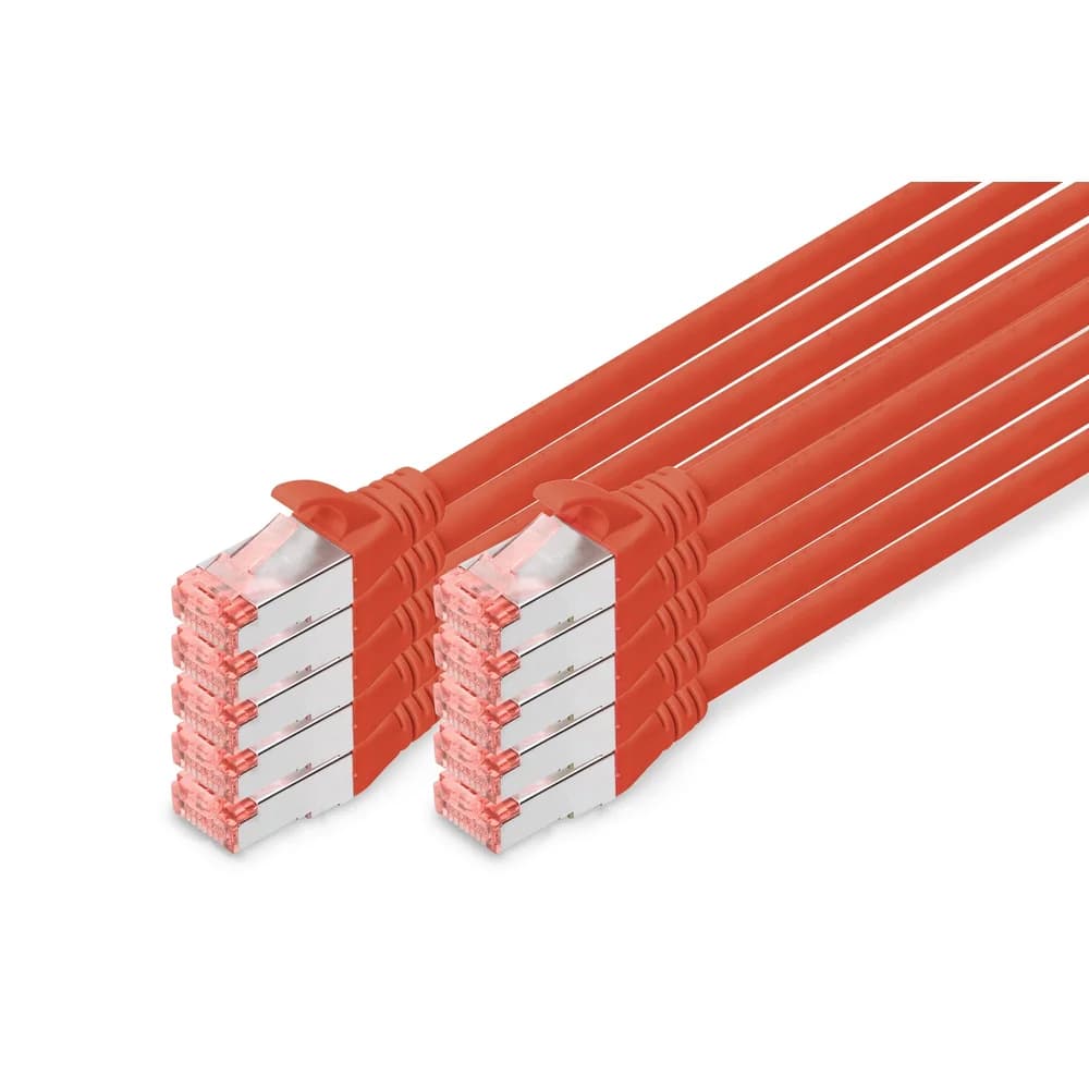 Digitus CAT 6 S/FTP Patchkabel, 10 Stück
