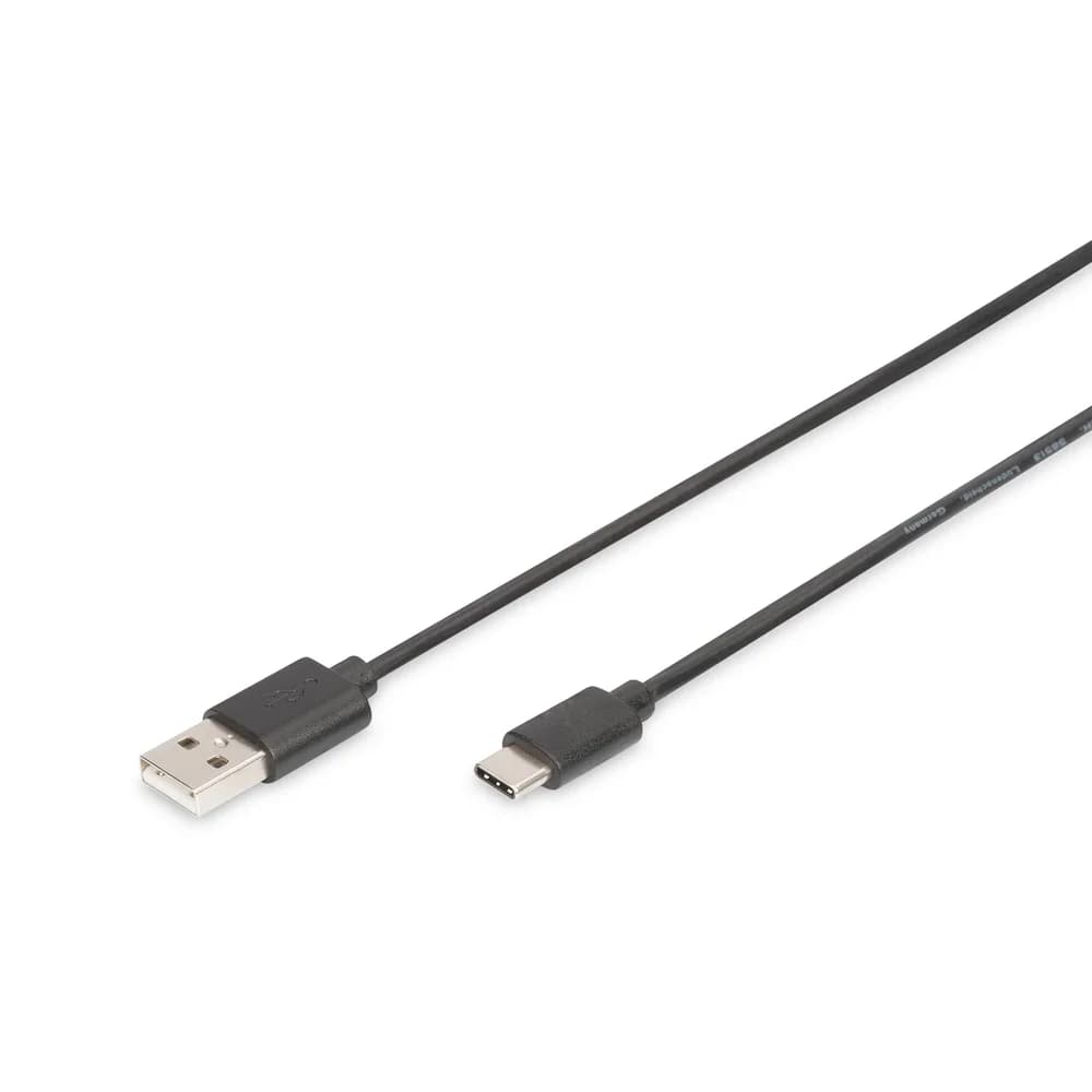 Digitus USB-C Anschlusskabel, USB-A - USB-C