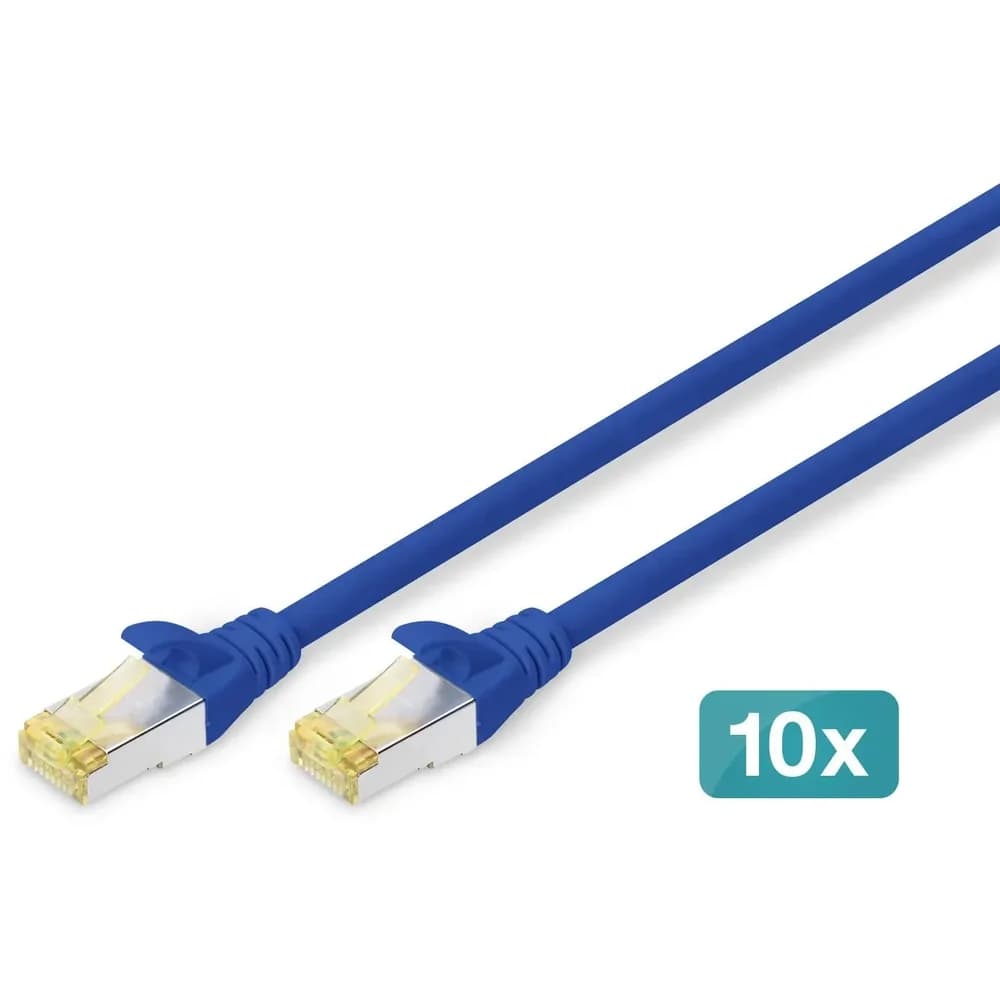 patch cable - 25 cm - blue - Blau - 0.25m