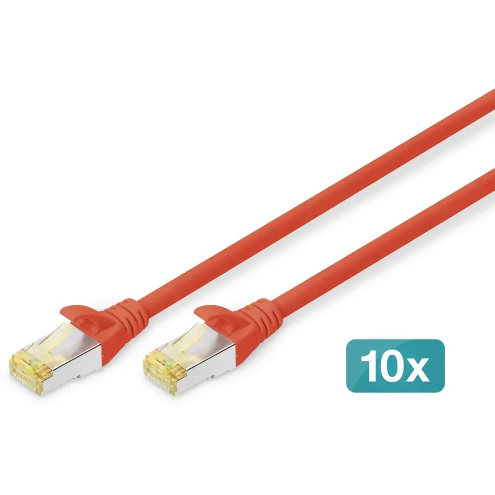 patch cable - 2 m - red - Rot - 2m