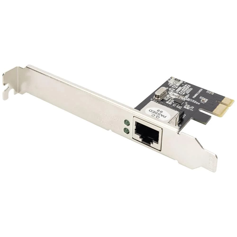 Digitus Single Port Gigabit Ethernet Netzwerkkarte, RJ45,PCI Express