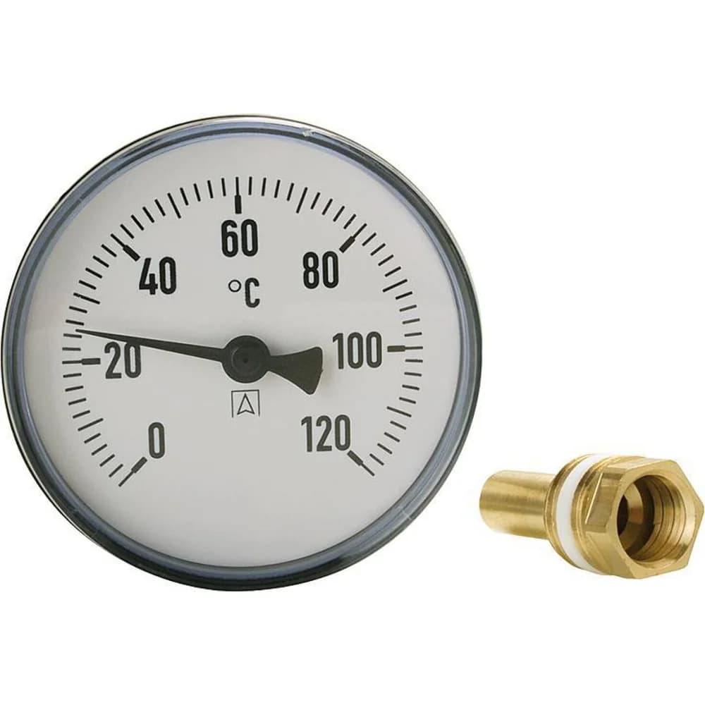Thermometer DN 100 mm, Fühler 1/2" x 100 mm