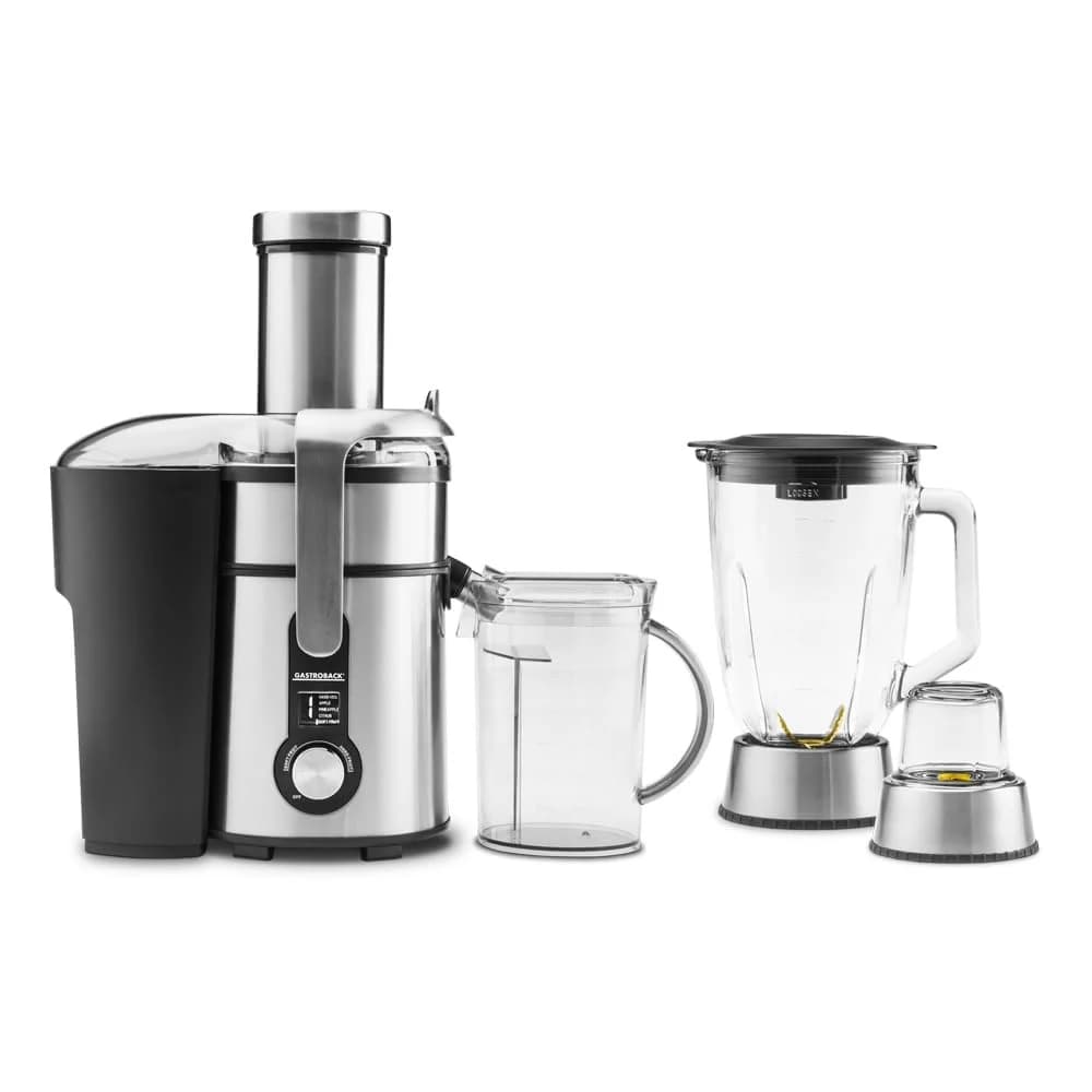 Gastroback Entsafter Design Multi Juicer Digital Pro 40153, 1500 W silberfarben