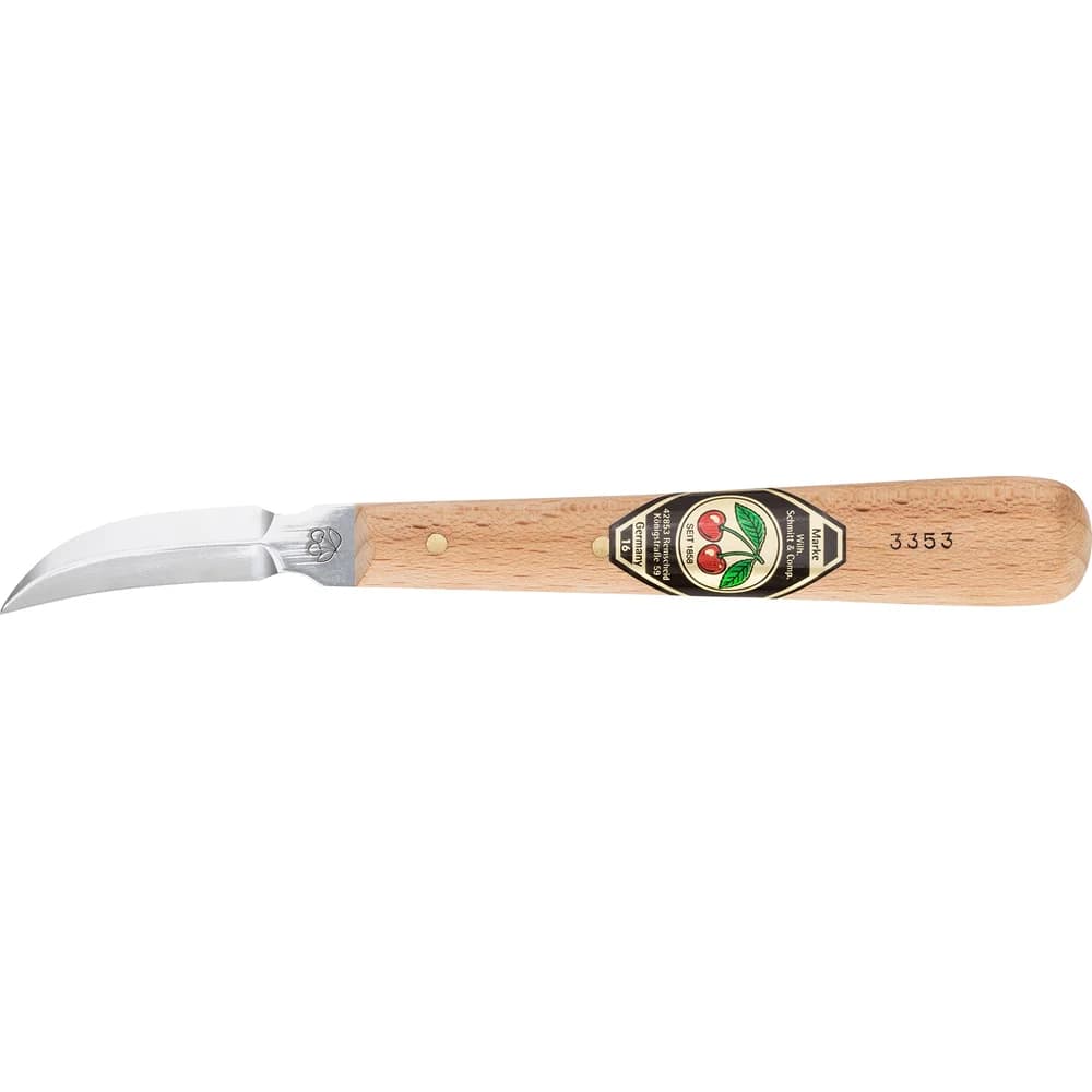 Kirschen Kerbschnitzmesser mit Holzheft 3353000