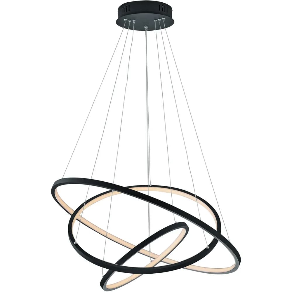 LED-Hängeleuchte Aaron Anthrazit max. 80 Watt