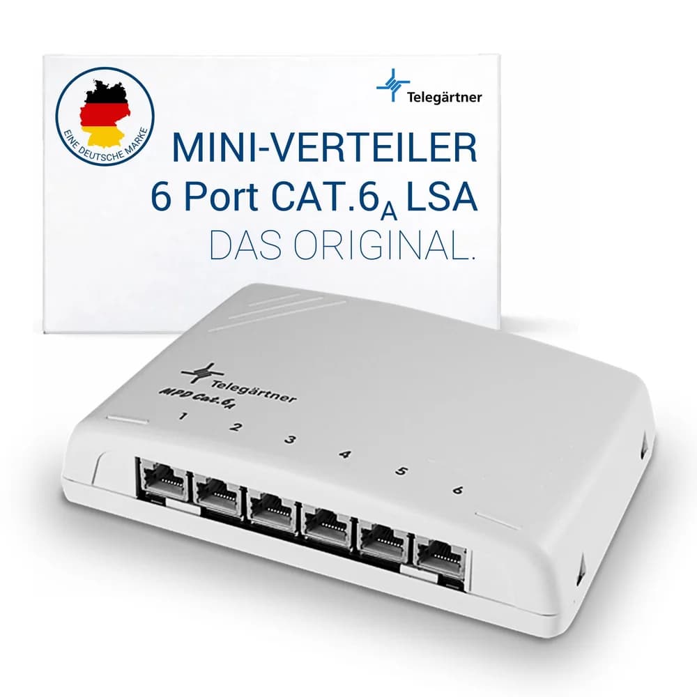 Telegärtner Mini-Verteiler Cat6A 100006988