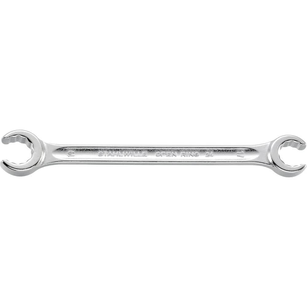 Stahlwille Offener Doppelringschlüssel abgew. OPEN-RING SW.22 x 24mm L.245mm