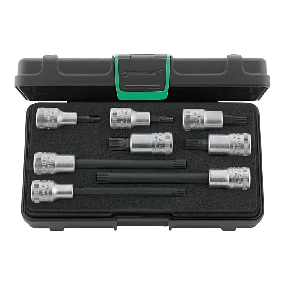 Stahlwille 1/2" (12,5mm) Satz Schraubendrehereinsatz Nr.3054X/54X/8 KN 8tlg.