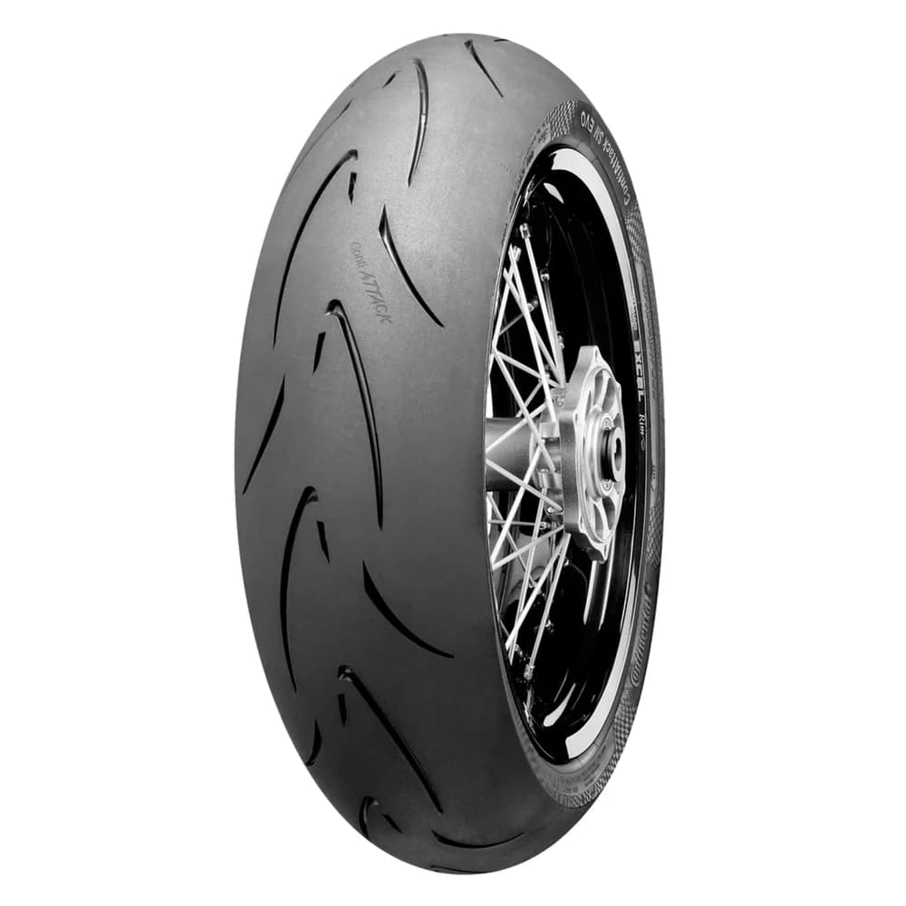 CONTINENTAL Reifen ContiAttack SM EVO 140/70 R 17 M/C 66H TL - Schwarz
