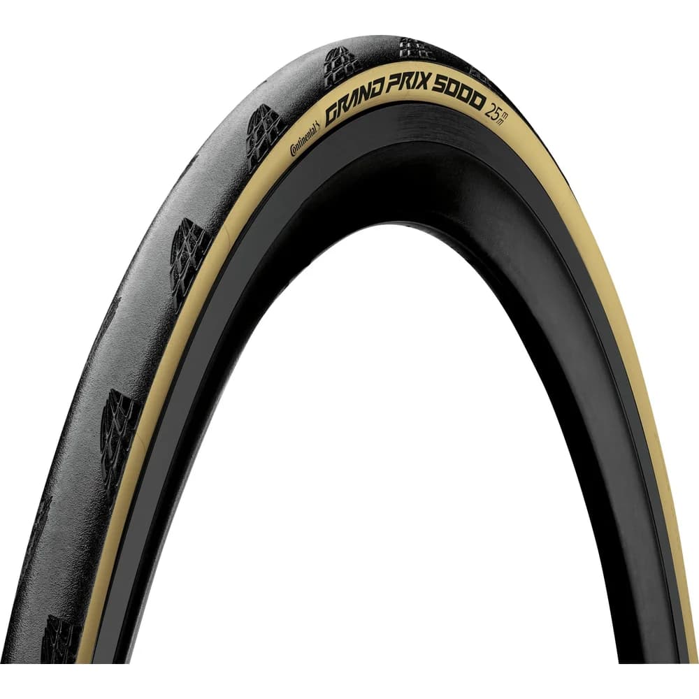 Continental Grand Prix 5000 Reifen 28 × 25C schwarz,beige