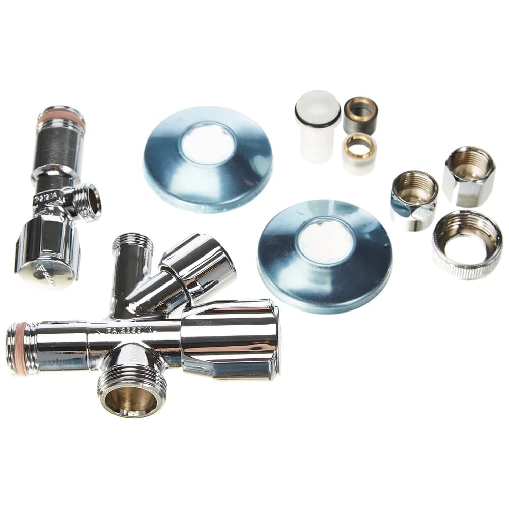 Armaturenanschluss-Set COMFORT - chrom - 1/2"