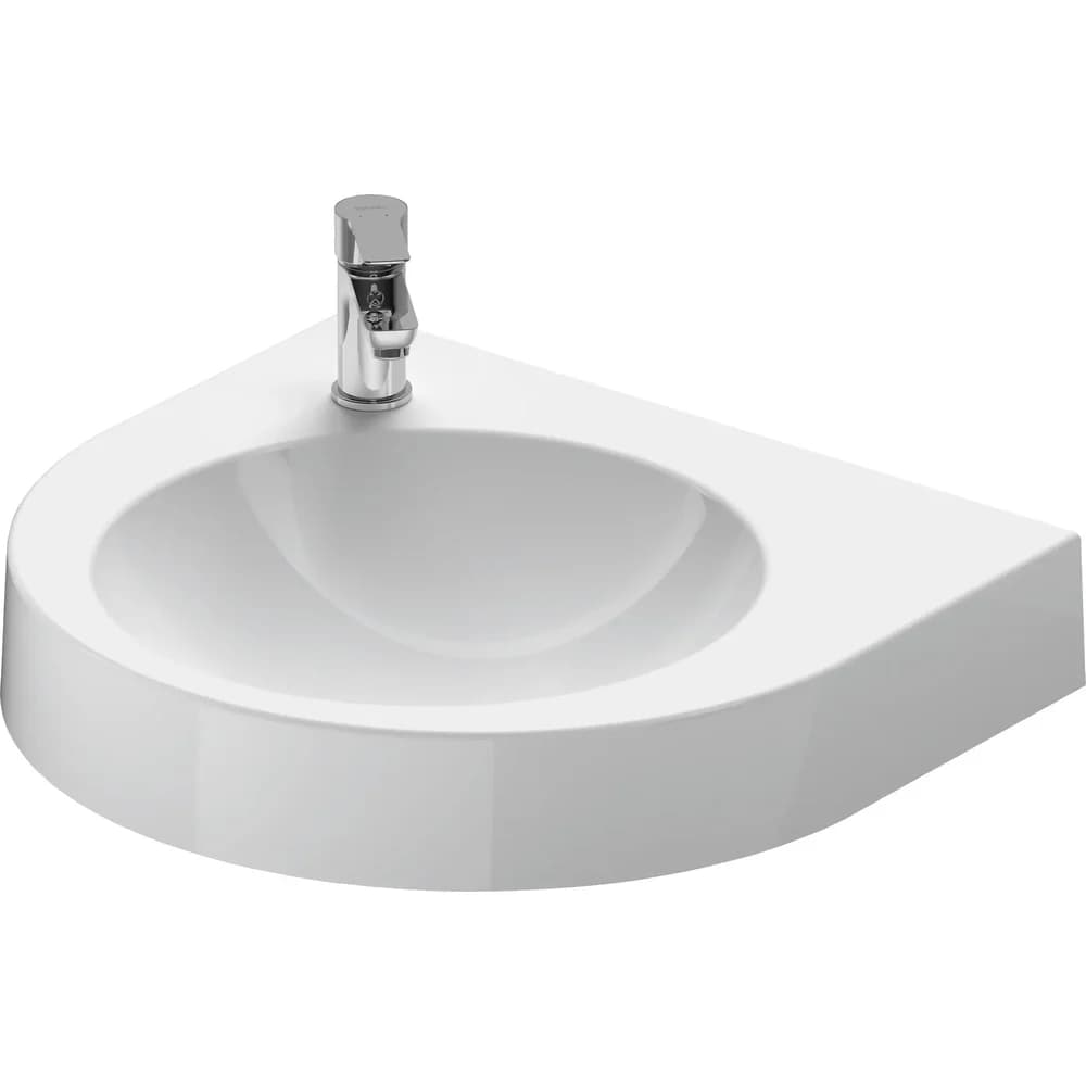 Duravit Architec Waschtisch 57,5 cm ohne Überlauf, Badkeramik, 0449580000, weiß