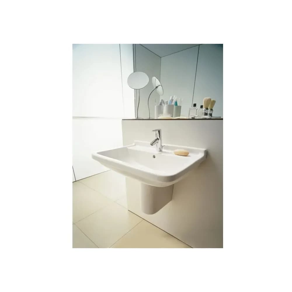 Duravit Waschtisch Starck 3 65cm, 1 Hahnloch, 0300650000, Farbe: Weiß