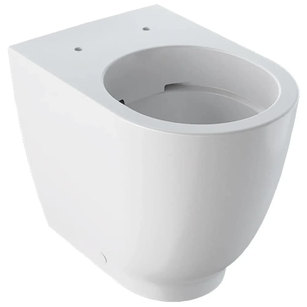 Geberit Acanto Stand-Tiefspül-WC 500602018 4,5 l, erhöht, wandbündig, geschlossen, rimfree, weiß KeraTect