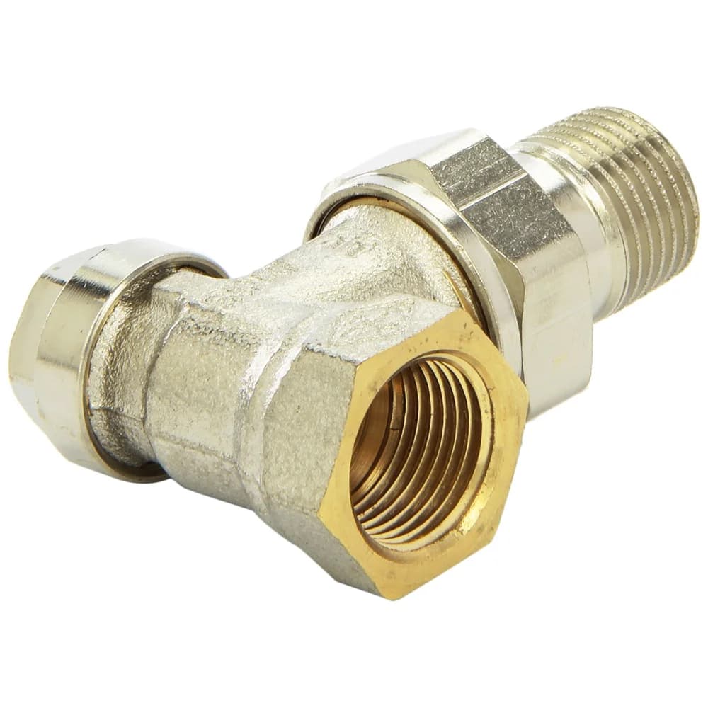 Heimeier Regulux Verschraubung 1/2'' Eck mit Entleerung