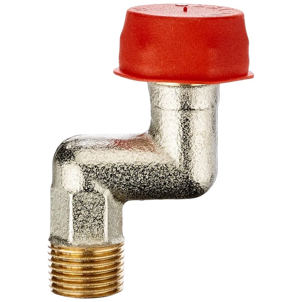 Heimeier S-Anschluss 1353-02.362 DN-Ventil R 1/2xRp 1/2, Rotguss vernickelt