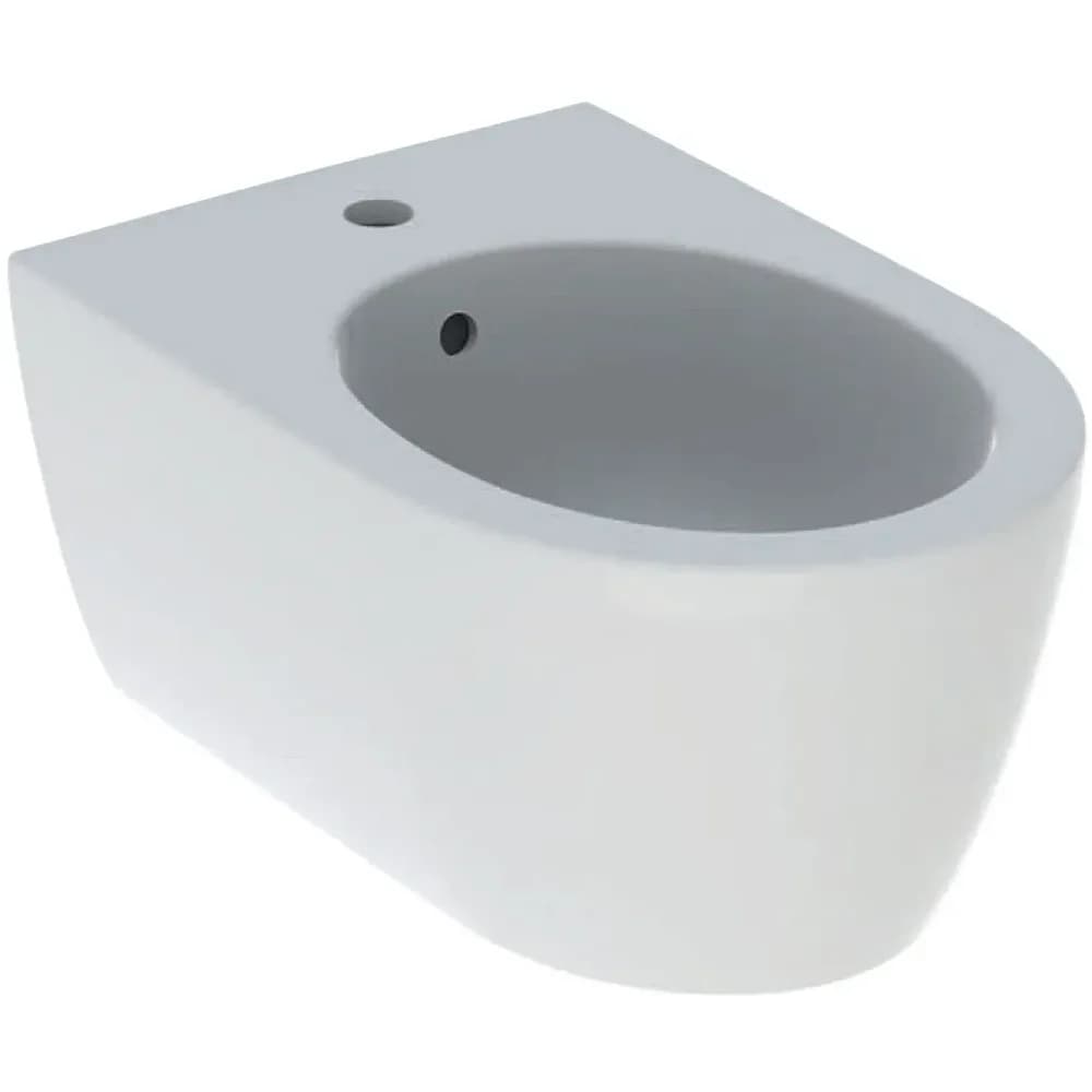 Geberit iCon Wandbidet, T:53cm mit Überlauf, weiß