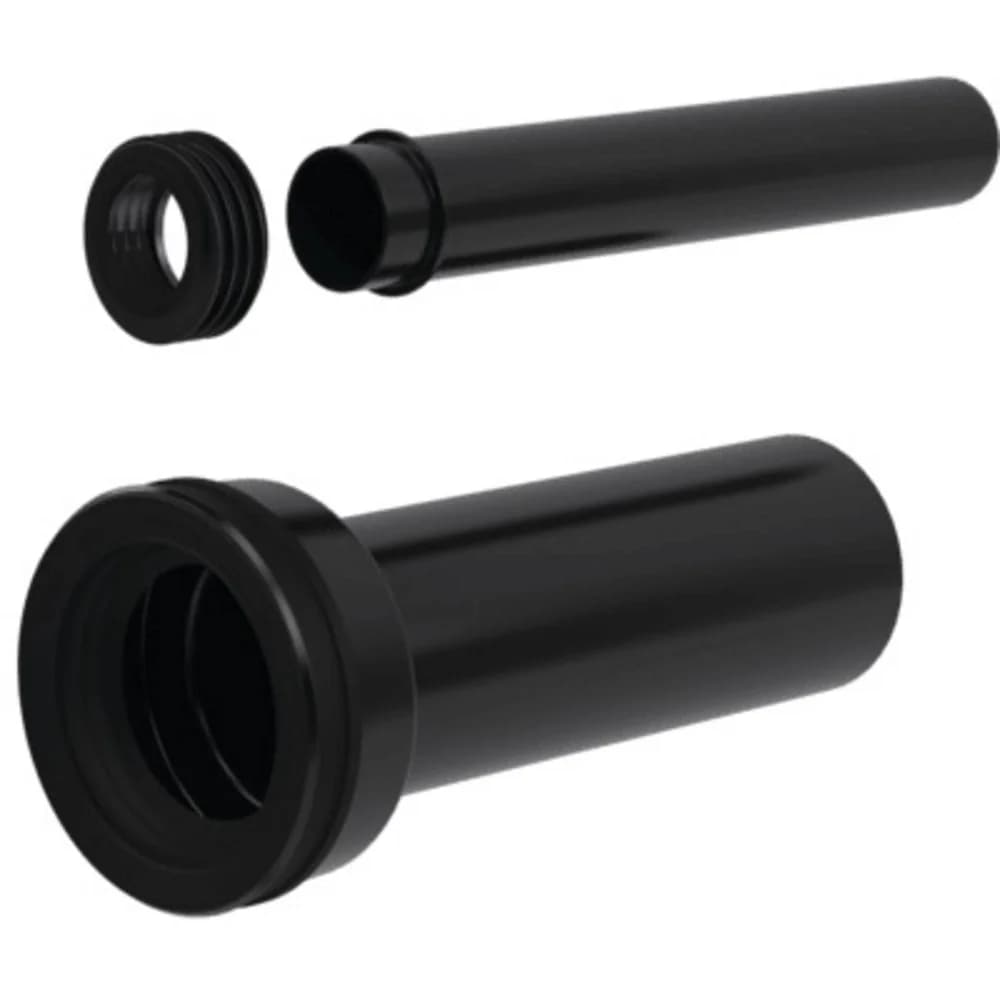 Geberit Anschlussset für Wand-WC d90/45 L:30cm, mattverchr.