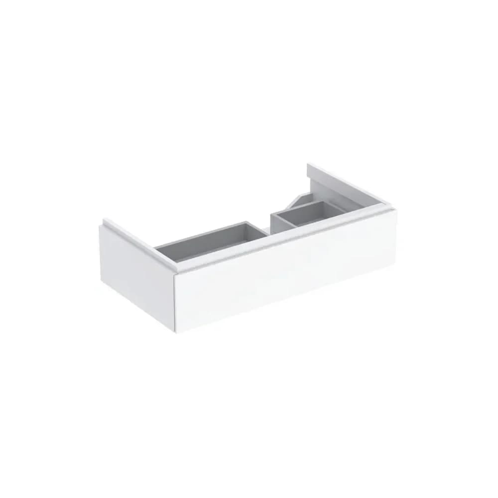 Geberit Xeno2 Unterschrank f. WT m. Ablg. li m .1 Schubl., 88x22x46,2cm, weiß