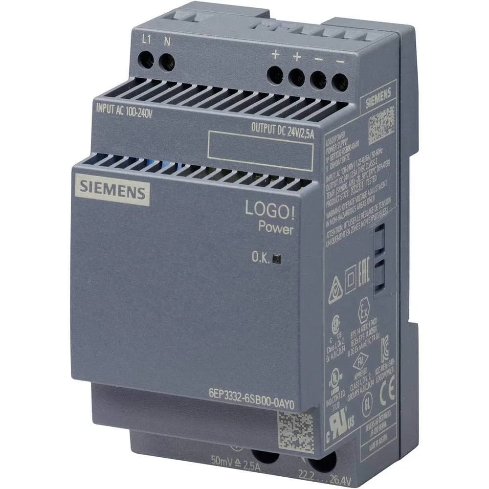 Siemens LOGO!POWER 24V/2,5A 6EP3332-6SB00-0AY0